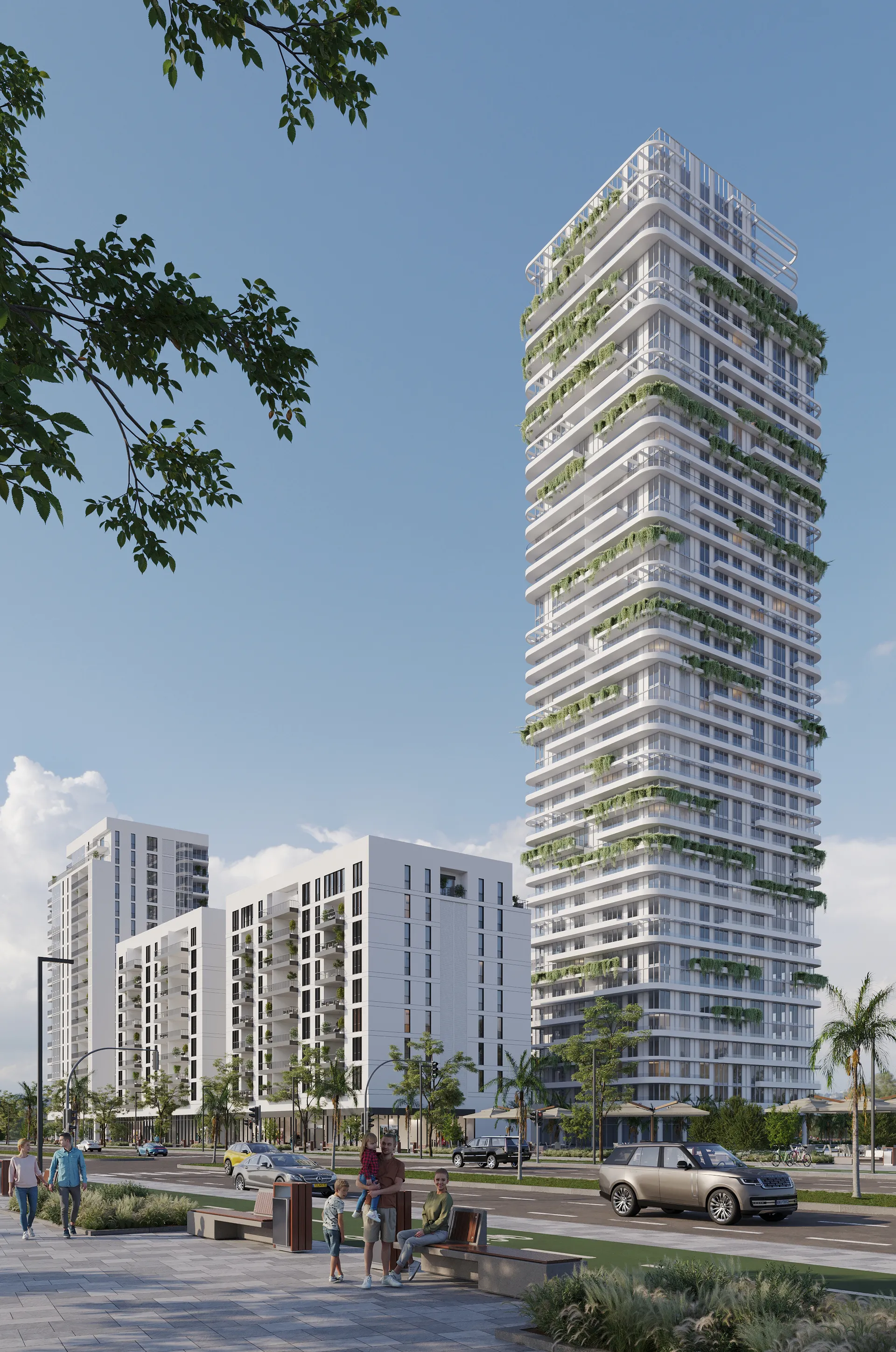 Sde Dov, Tel-Aviv, Israel — 3D RENDERING (3)